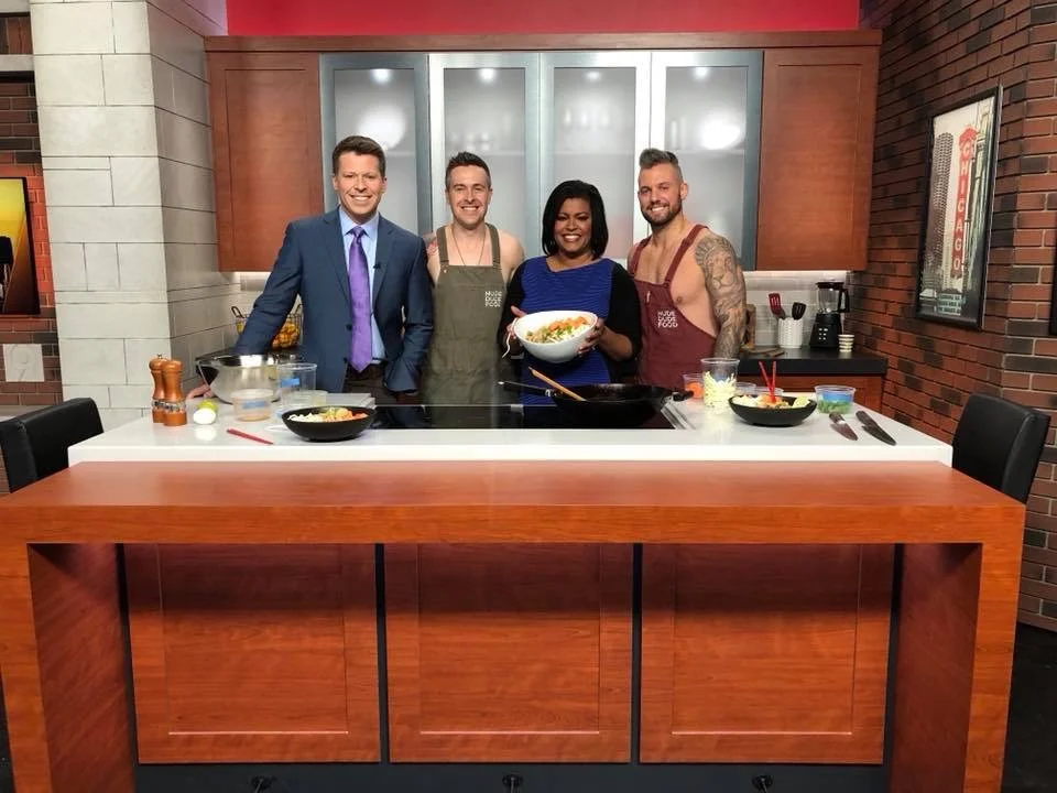 THE NUDE DUDES ON WGN MORNING NEWS!
